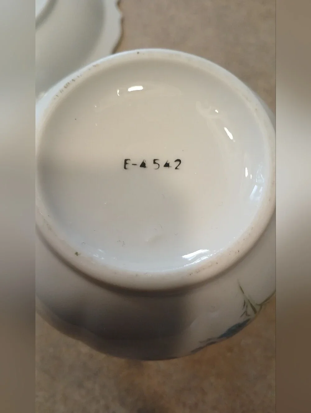 Vintage Inarco Japan E-4542 Small Porcelain Pitcher and Bowl Set